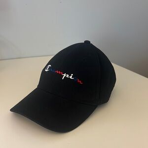 Champion Black Baseball Cap